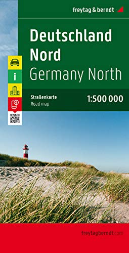 Deutschland Nord, Autokarte 1:500.000 von FREYTAG-BERNDT UND ARTARIA